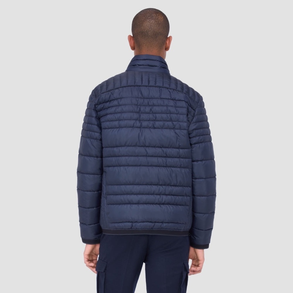 Bugatchi Men's Dark Blue Puffer Jacket - Picture 2 of 11